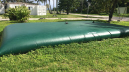 Poche de stockage des eaux usées avant traitement