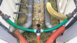 Raccordement réseau sur site