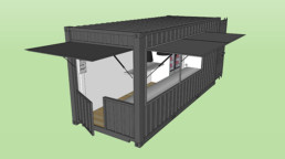 Restobox avec portillon